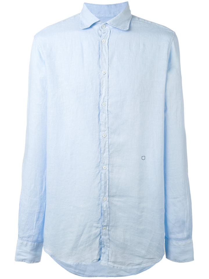 Massimo Alba 'canary' Shirt - Blue
