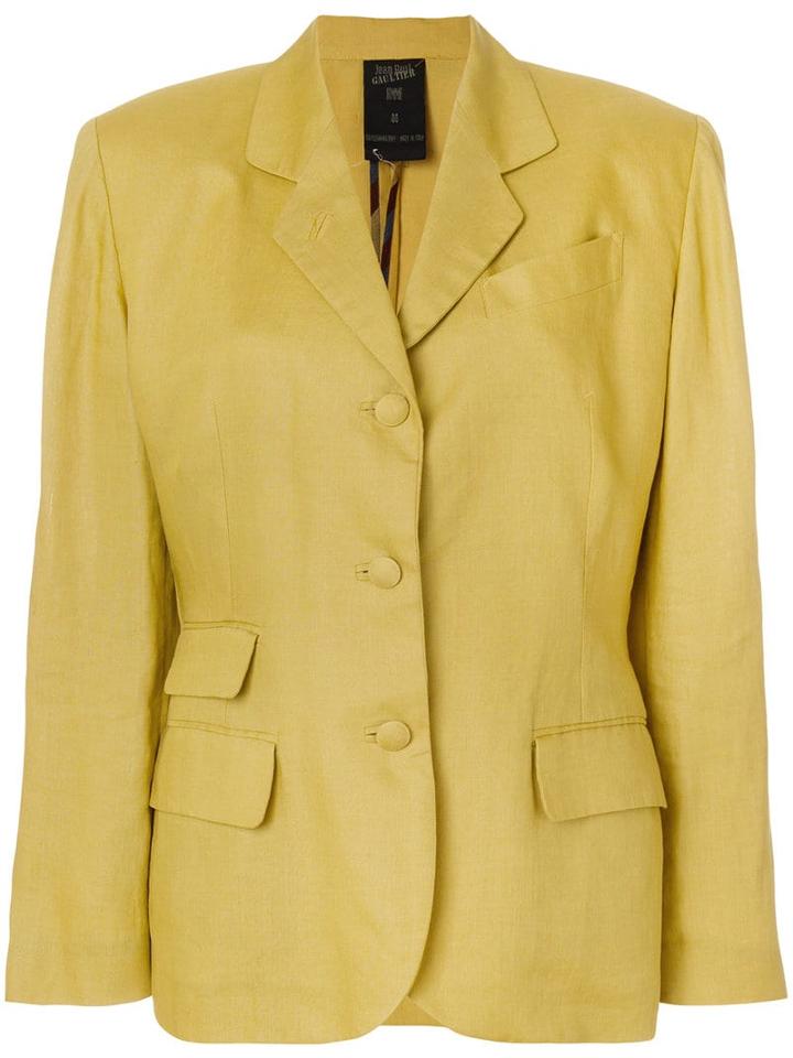 Jean Paul Gaultier Pre-owned Classic Blazer Jacket - Yellow