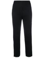 Issey Miyake Cauliflower Ribbed Cropped Pants - Black