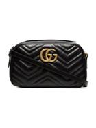 Gucci Black Marmont Small Leather Camera Bag