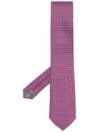 Salvatore Ferragamo Patterned Tie - Purple