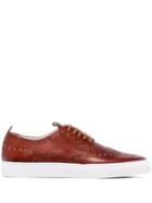 Grenson Leather Sneakers - Brown