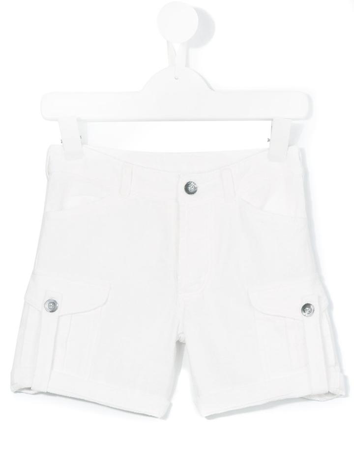Caffe' D'orzo - Pamela Shorts - Kids - Cotton - 10 Yrs, Girl's, Nude/neutrals
