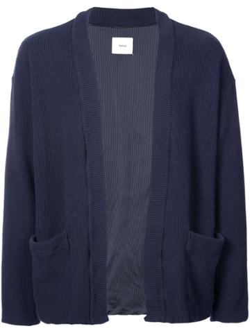 Ts(s) Front Pocket Knitted Cardigan - Blue