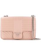 Prada Large Diagramme Quilted Crossbody Bag - Pink
