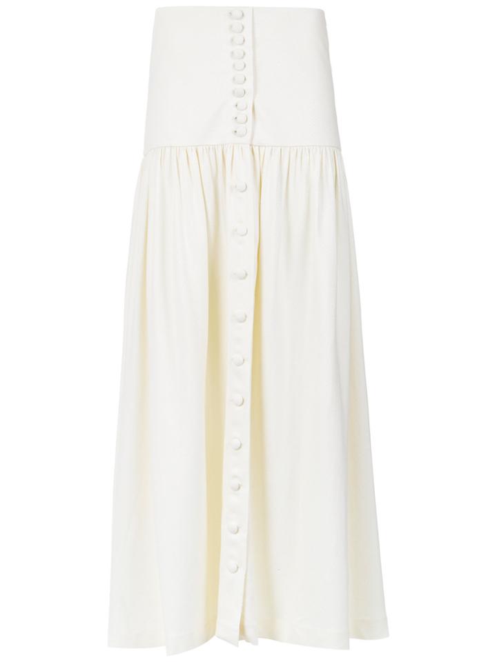 Andrea Bogosian Buttoned Midi Skirt - Unavailable