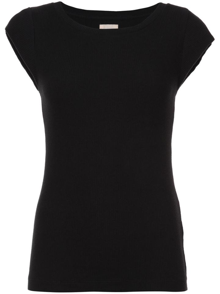 Simon Miller Pala Ribbed T-shirt - Black