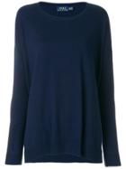 Polo Ralph Lauren Crew Neck Oversized Sweater - Blue