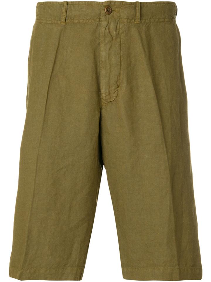 Corneliani Knee Length Shorts - Green