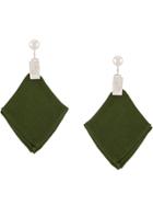 Jacquemus Les Mouchoirs Earrings - Green