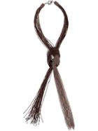 Brunello Cucinelli Fringe Necklace - Brown
