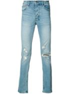 Ksubi - Distressed Skinny Jeans - Men - Cotton - 30, Blue, Cotton