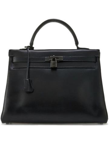 Hermès Vintage Top Handle Bag - Black