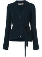 Brock Collection Cashmere Belted Cardigan - Blue