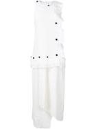 Proenza Schouler Asymmetric Woven Dress - White
