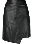 Zadig & Voltaire Asymmetric Mini Skirt - Black