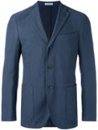 Boglioli - Three-button Blazer - Men - Cotton/polyamide/spandex/elastane/cupro - 54, Blue, Cotton/polyamide/spandex/elastane/cupro