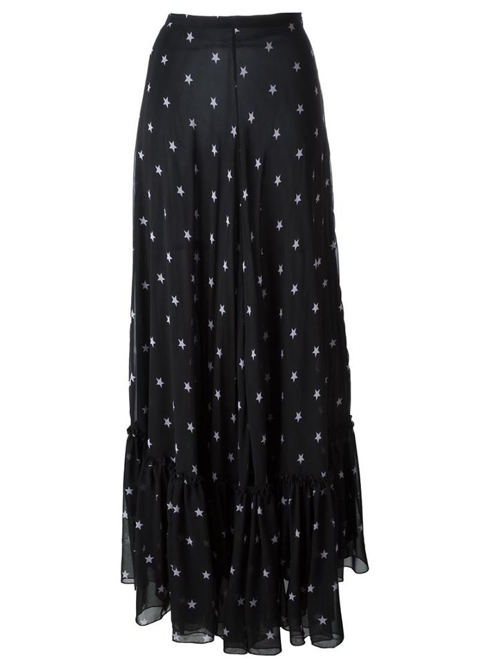 Francesco Scognamiglio Star Print Maxi Skirt