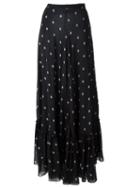 Francesco Scognamiglio Star Print Maxi Skirt