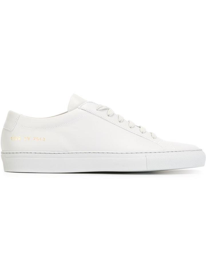 Common Projects Achilles Low Sneakers, Men's, Size: 43, Grey, Rubber/leather