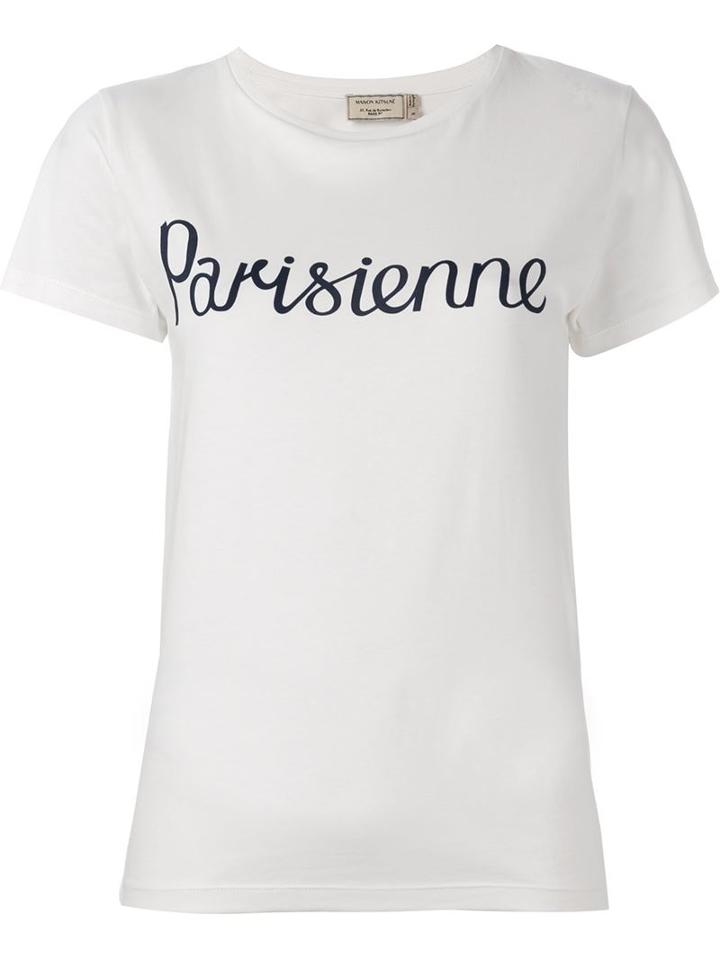 Maison Kitsuné Parisienne Print T-shirt