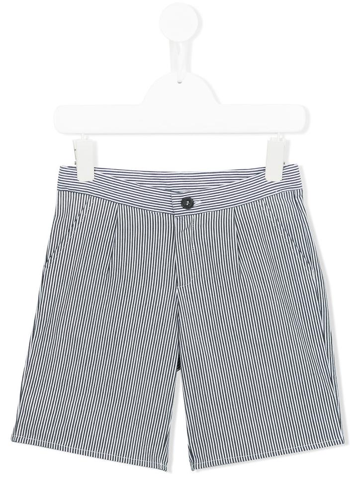 Striped Shorts - Kids - Cotton/polyamide/spandex/elastane/viscose - 4 Yrs, Blue, Douuod Kids