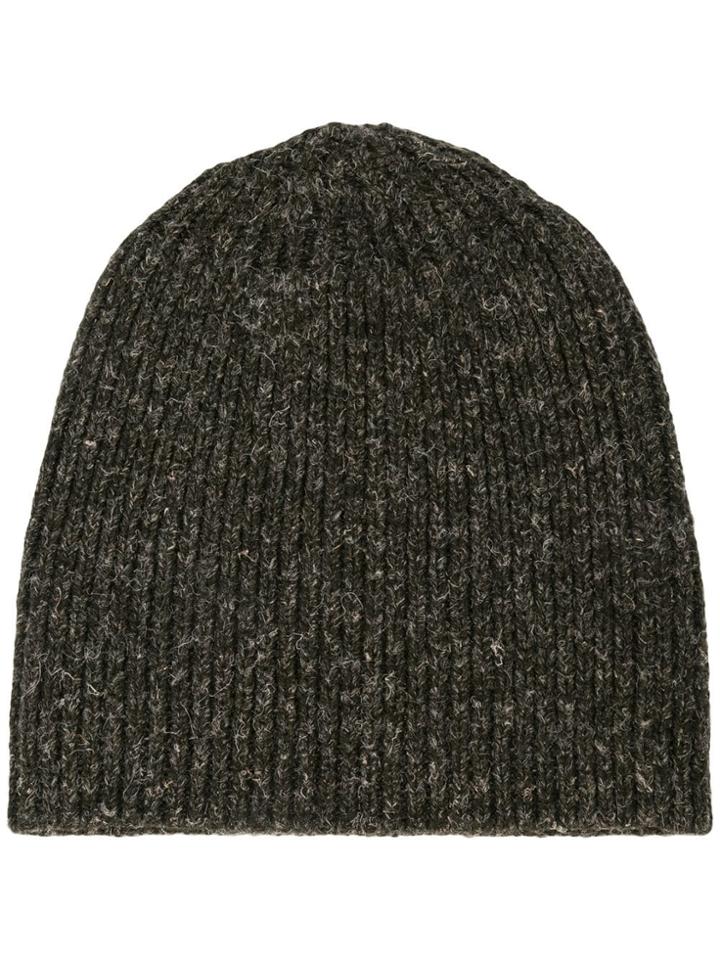 Jan Jan Van Essche Ribbed Beanie - Grey