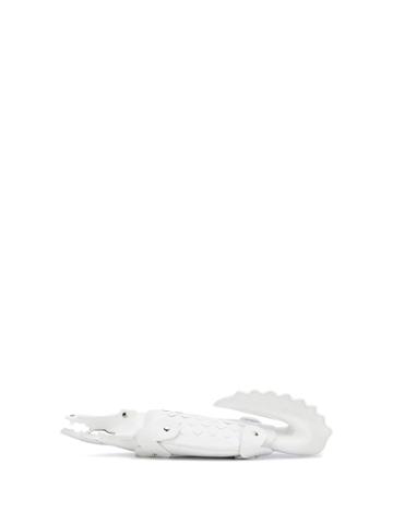 Lacoste Alligator-shaped Mini Wallet - White