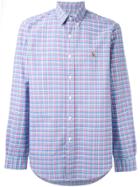 Ralph Lauren Button-down Plaid Shirt - Blue