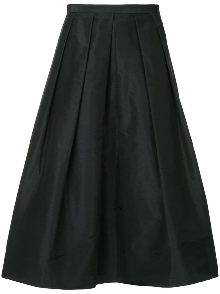 Tibi Silk Faille Full Skirt - Blue