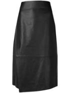 Vince Fitted Midi Skirt - Black