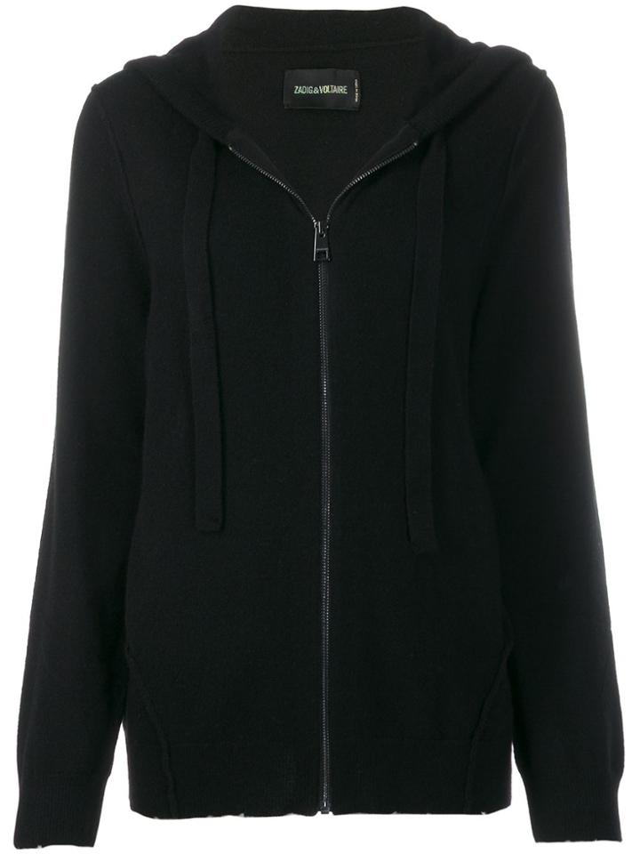 Zadig & Voltaire Cashmere Drawstring Hoodie - Black