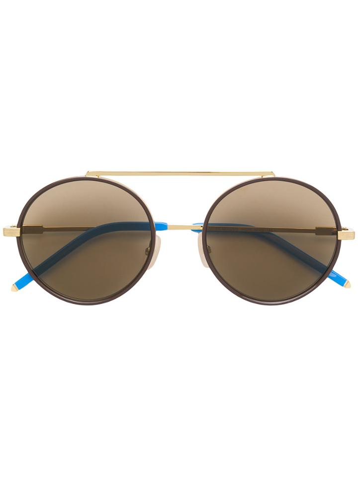 Fendi Eyewear Round-frame Sunglasses - Metallic