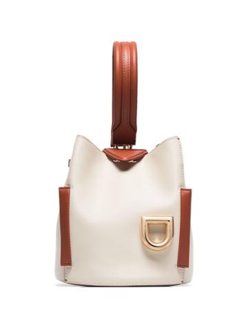 Danse Lente White Josh Leather Shoulder Bag
