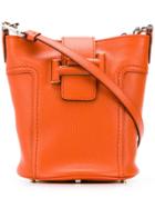 Tod's Double T Bucket Bag - Orange