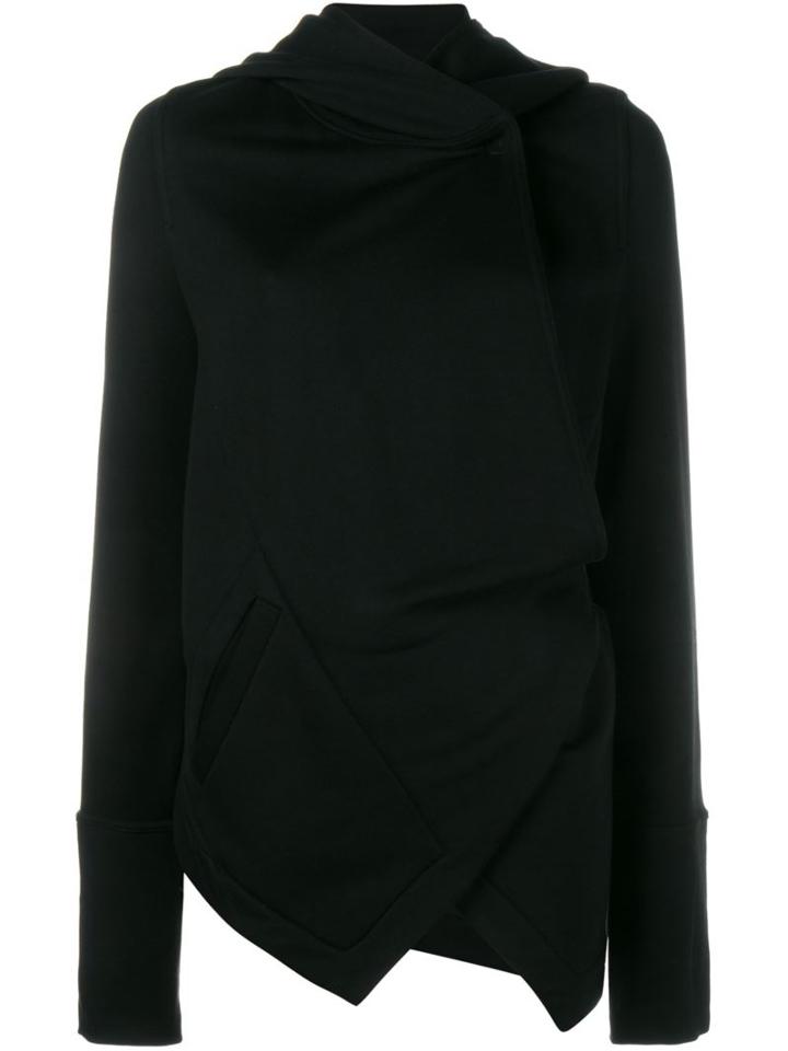 Ann Demeulemeester Belted Wrap Hoodie