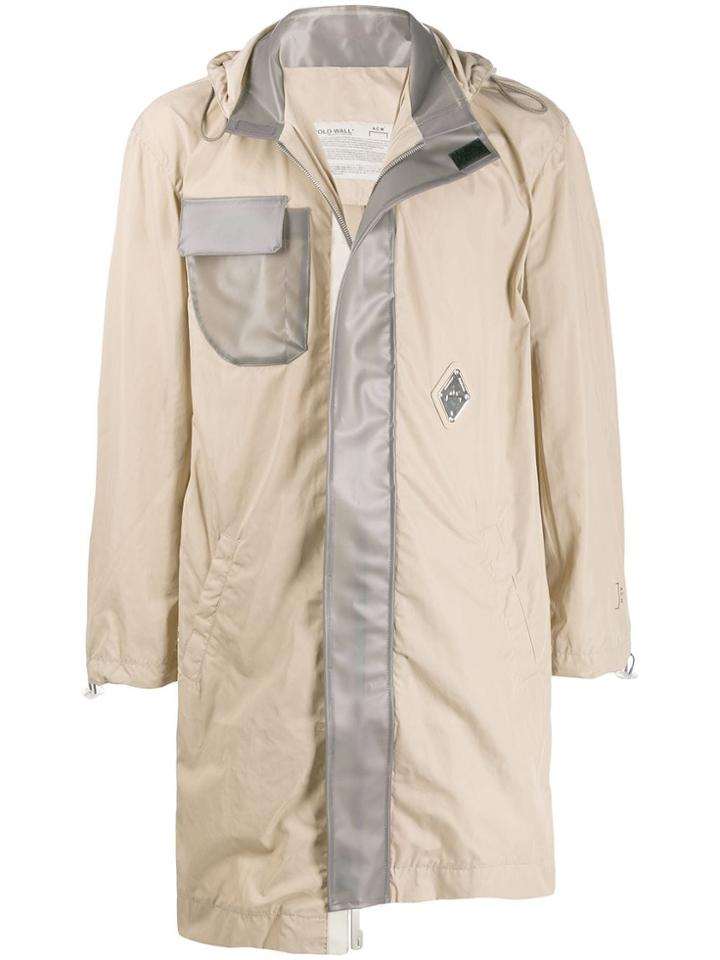 A-cold-wall* Hooded Trench Coat - Neutrals