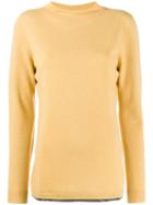 Fabiana Filippi Fine Knit Long Sleeve Top - Yellow