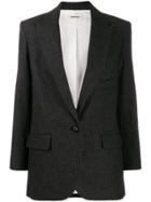Zadig & Voltaire Vow Pinstripe Blazer - Grey