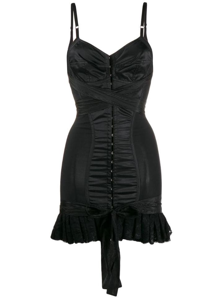 Dolce & Gabbana Pre-owned Bustier Mini Dress - Black