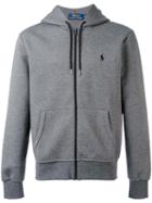 Zipped Hoodie - Men - Cotton/polyester - L, Grey, Cotton/polyester, Polo Ralph Lauren