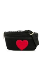 Love Moschino Contrast Logo Belt Bag - Black