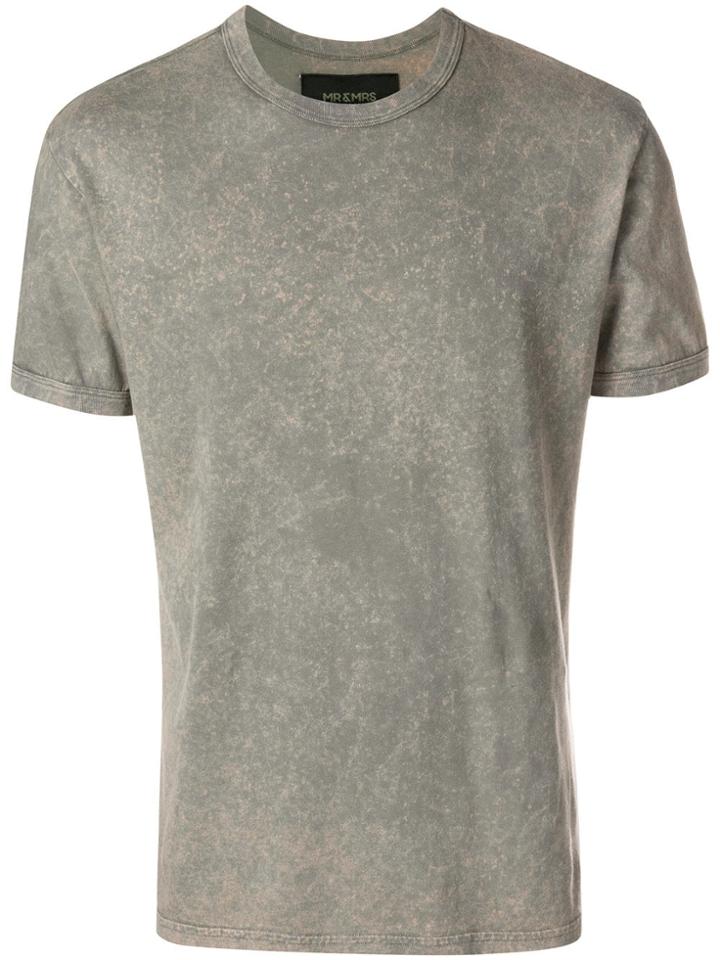 Mr & Mrs Italy Back-print Speckled T-shirt - Nude & Neutrals