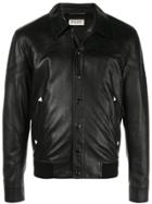 Saint Laurent Snap Buttoned Jacket - Black