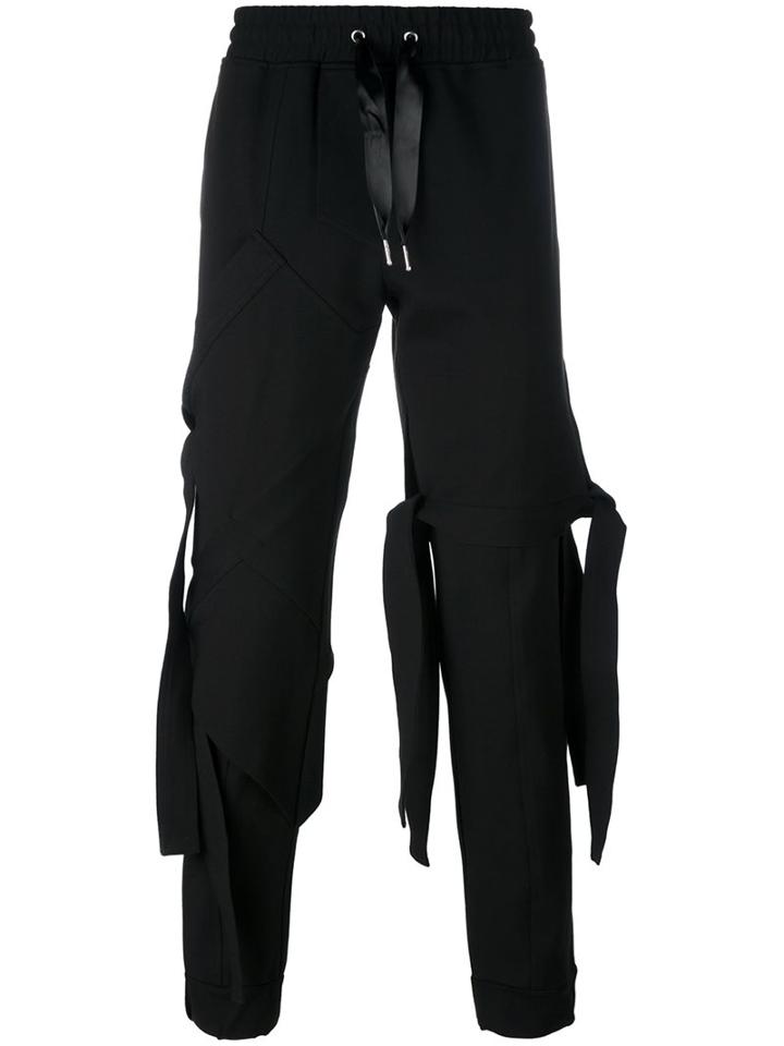 Nicopanda Deconstructed Joggers, Adult Unisex, Size: Large, Black, Nylon/spandex/elastane/rayon