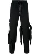 Nicopanda Deconstructed Joggers, Adult Unisex, Size: Large, Black, Nylon/spandex/elastane/rayon