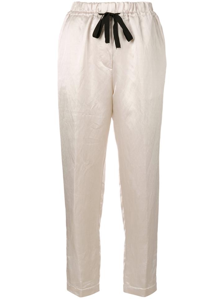 Forte Forte Pyjama-style Trousers - Nude & Neutrals