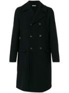 Massimo Alba Flap Pockets Double-breasted Coat - Blue
