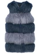 Liska Two-tone Gilet - Purple