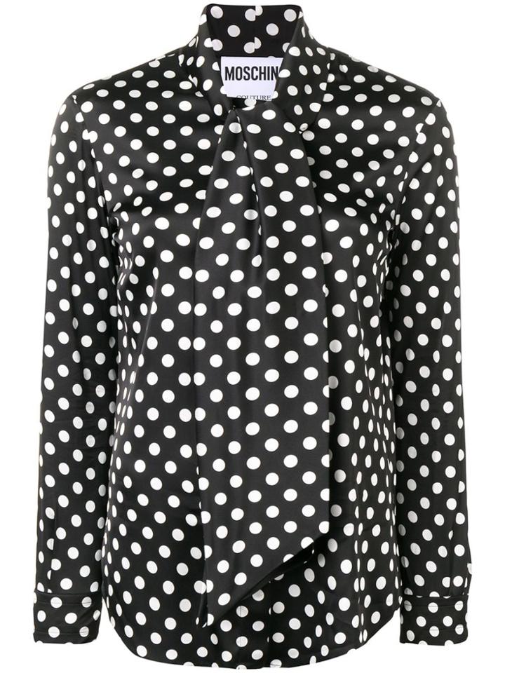 Moschino Pussy Bow Blouse - Black